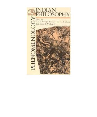 Phenomenology and Indian philosophy