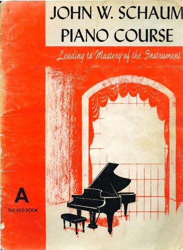 John W. Schaum Piano Course A - The Red book