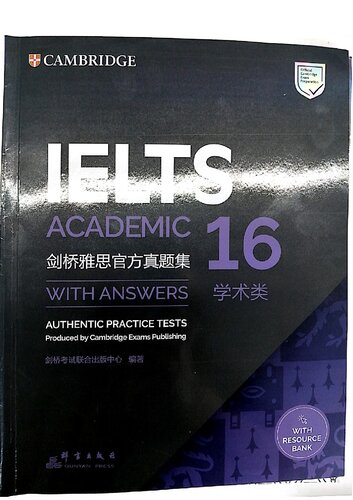 IELTS 16 Academic Student's Book with Answers with Audio with Resource Bank (IELTS Practice Tests)