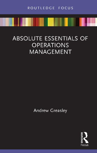 Absolute Essentials of Operations Management