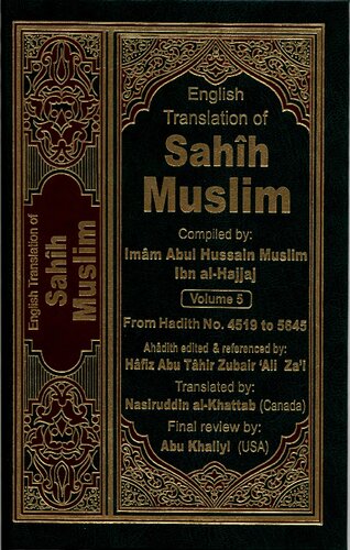 Sahih Muslim Volume 5