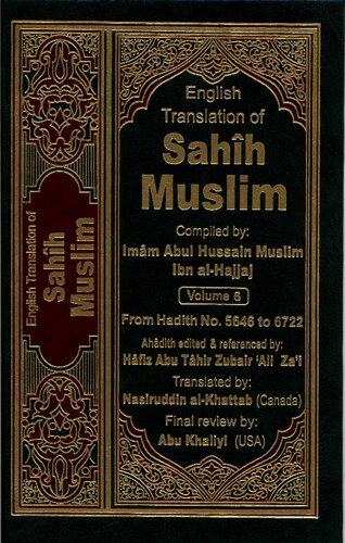 Sahih Muslim Volume 6