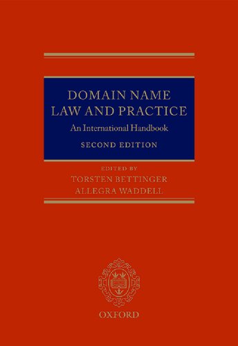 Domain Name Law and Practice: An International Handbook