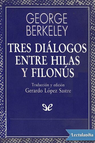 Tres diálogos entre Hilas y Filonús