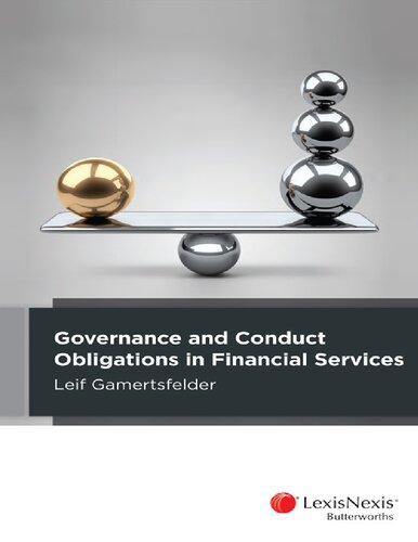 Governance and conduct obligations in financial services