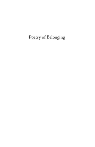 Poetry of Belonging: Muslim Imaginings of India 1850-1950