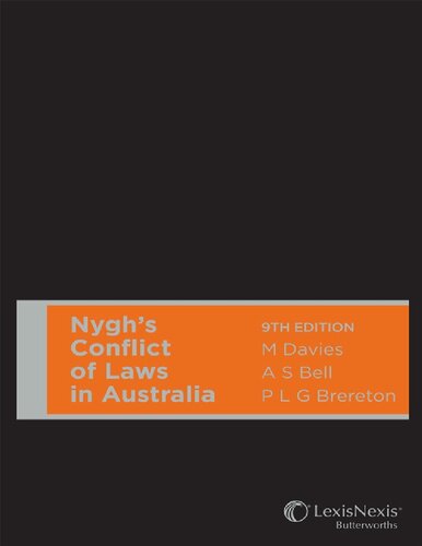 Nygh's conflict of laws in Australia