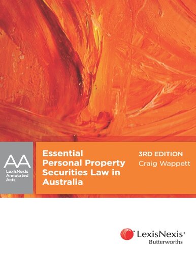 Essential personal property securities law in Australia