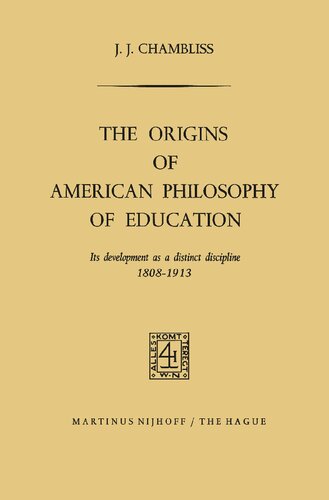 The Origins of American Philosophy of Education