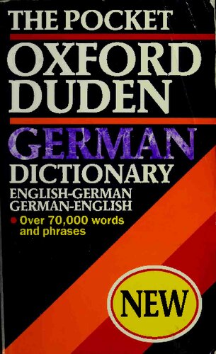 The Pocket Oxford-Duden German Dictionary