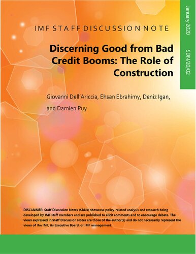 Discerning Good from Bad Credit Booms The Role of Construction