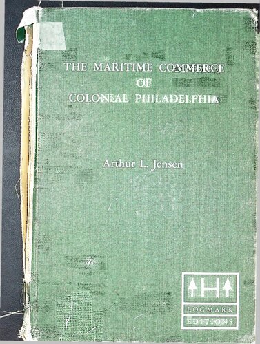 The Maritime Commerce of Colonial Philadelphia