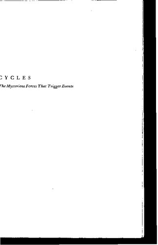 Cycles: The Mysterious Forces that Trigger Events