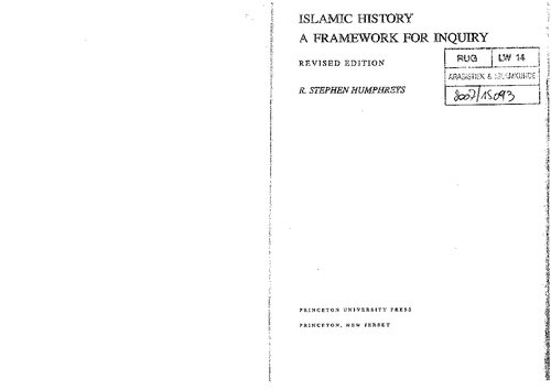 Islamic History: A Framework for Inquiry - Revised Edition