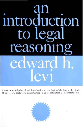 An Introduction to Legal Reasoning