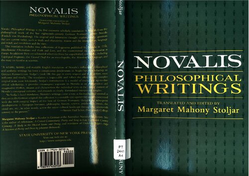 Novalis: Philosophical Writings