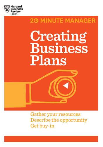 Creating Business Plans (HBR 20-Minute Manager Series)