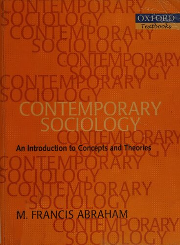 Contemporary Sociology: An Introduction to Concepts and Theory