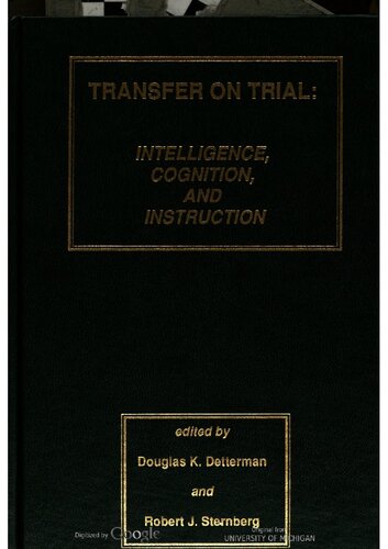 Transfer on Trial: Intelligence, Cognition, and Instruction