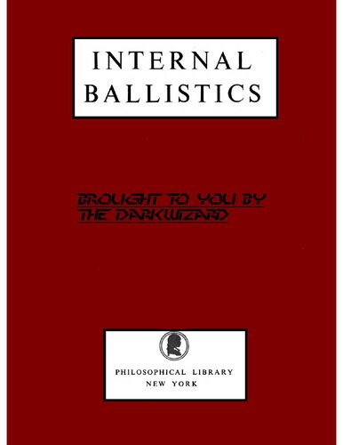 Interior Ballistics