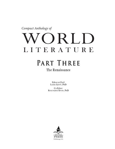 Compact Anthology of World Literature