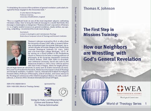 The First Step in Missions Training: How our Neighbors are Wrestling with God’s General Revelation