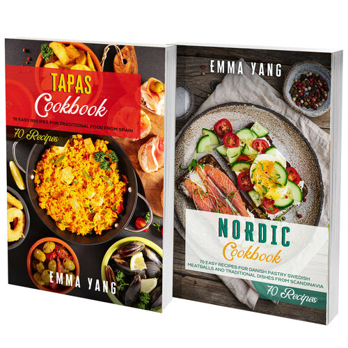 Vegetarian Mediterranean And Nordic Cookbook: 2 Books In 1: 150 Recipes For Vegetarian Diet And Traditional Scandinavian Food