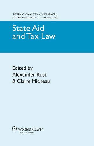 State aid and tax law