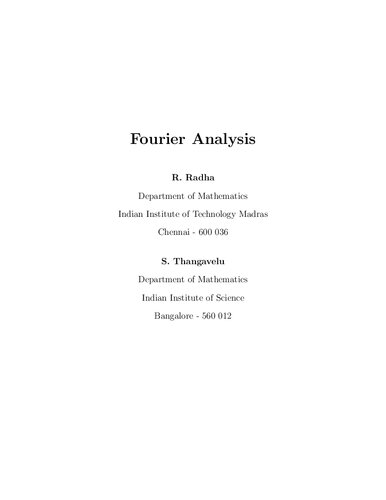 Fourier Analysis - NPTEL Course