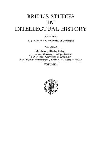 Isaac la Peyrere (1596-1676): His Life, Work and Influence (Brill's Studies in Intellectual History): 01