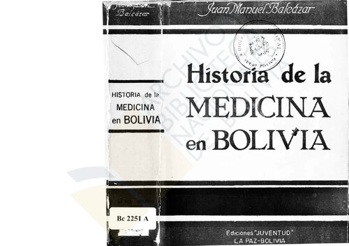 Historia de la medicina en Bolivia