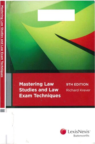 Mastering Law Studies and Law Exam Techniques