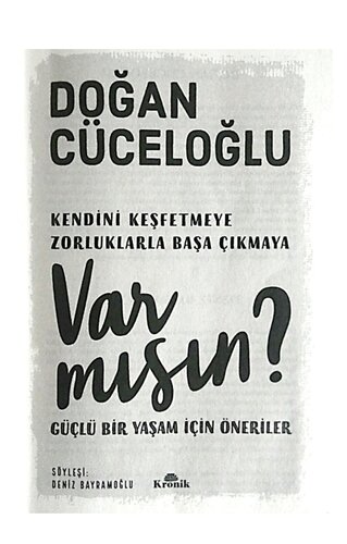 Var Mısın? Güçlü Bir Yaşam İçin Öneriler