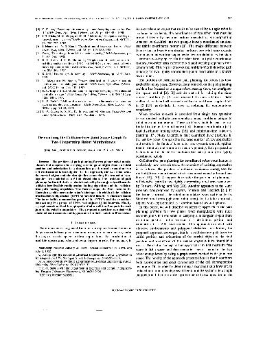 Determining the Collision-Free Joint Space Graph for Two Cooperating Robot Manipulators