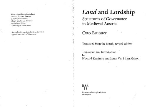 Land and Lordship