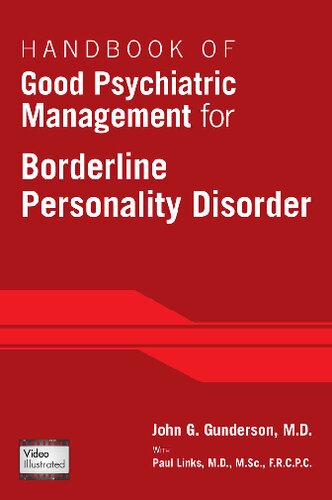 Handbook of Good Psychiatric Management for Borderline Personality Disorder