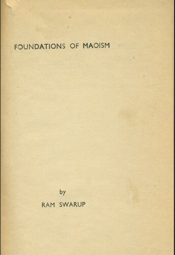 Foundations of Maoism