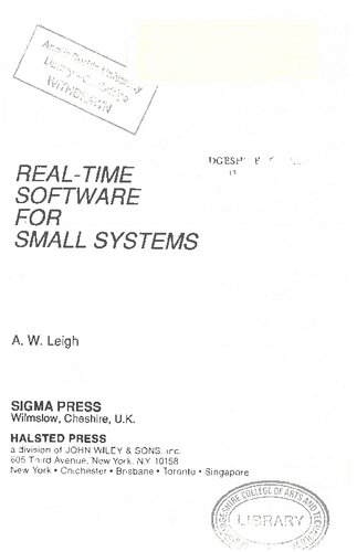 Real Time Software For Small Systems