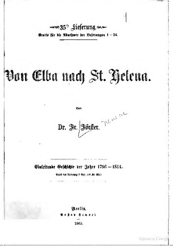 Neuere und neueste preußische Geschichte (seit dem Tode Friedrichs II. bis auf unsere Tage)