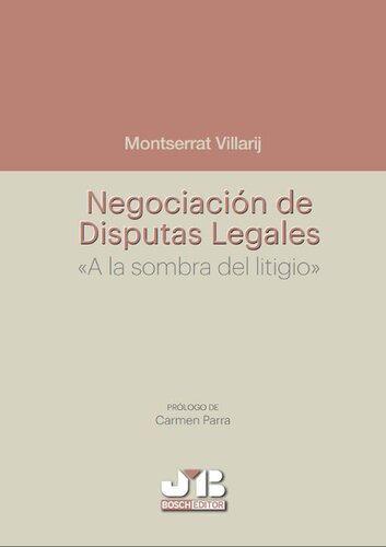 Negociación de disputas legales : 