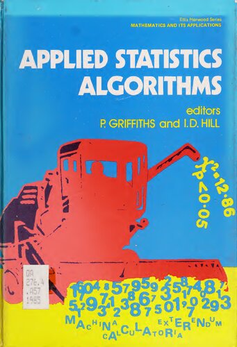 Applied statistics algorithms