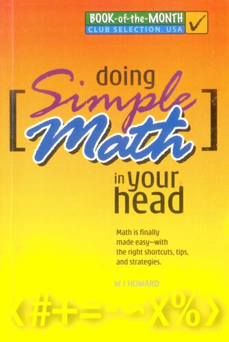 Doing Simple Maths in Your Head