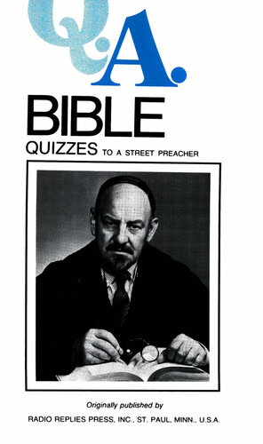 Bible Quizzes: Quizzes to a Street Preacher