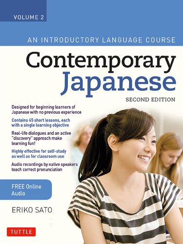 Contemporary Japanese Textbook Volume 2: An Introductory Language Course