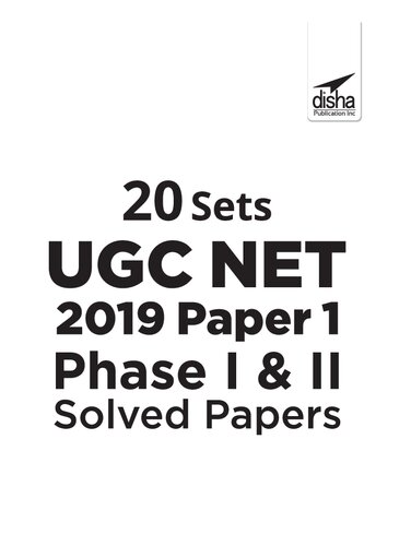 20 Sets UGC NET 2019 Paper 1 Phase I & II Solved Papers