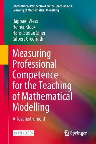 Measuring Professional Competence for the Teaching of Mathematical Modelling: A Test Instrument