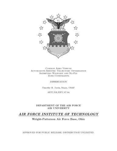 Common Aero Vehicle Autonomous Reentry Trajectory Optimization Satisfying Waypoint and No-Fly Zone Constraints