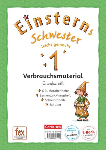 Einsterns Schwester 1. Schuljahr - Erstlesen - Leicht gemacht: Grundschrift: 6 Buchstabenhefte und Lernentwicklungsheft 