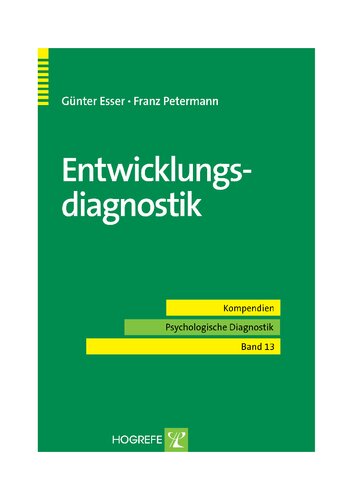 Entwicklungsdiagnostik