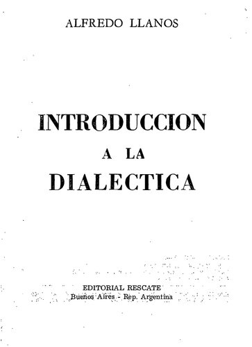 Introducción a la dialéctica